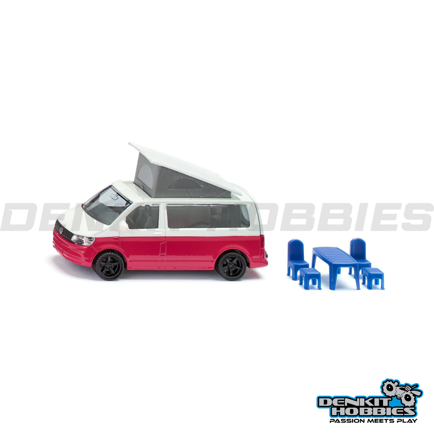 VOLKSWAGEN T6 CALIFORNIA WITH MOVABLE ROOF AND ACCESSORIES 1/50 SCALE SIKU