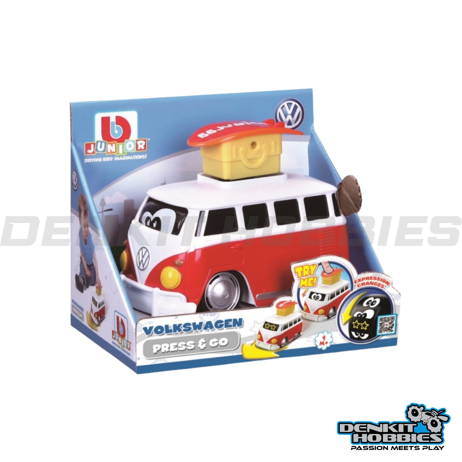 PRESS & GO - VW SAMBA BUS BBURAGO JUNIOR