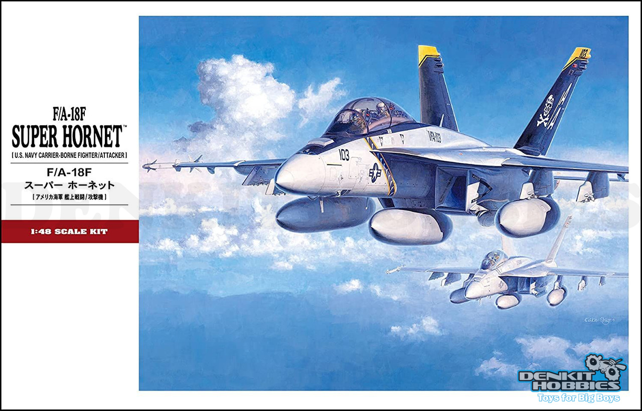 F/A-18F SUPER HORNET PLASTIC MODEL KIT 1/48 HASAGAWA