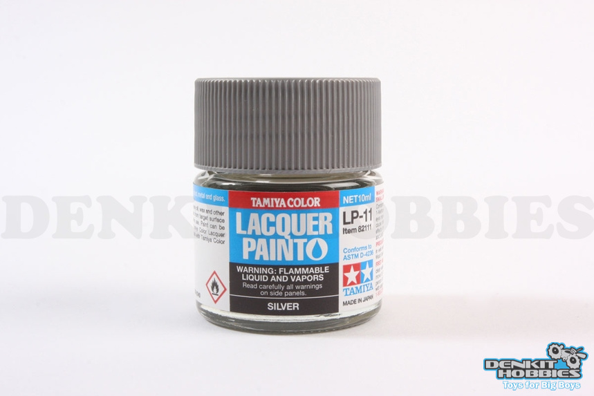 LP-11 SILVER LACQUER PAINT 10ML TAMIYA