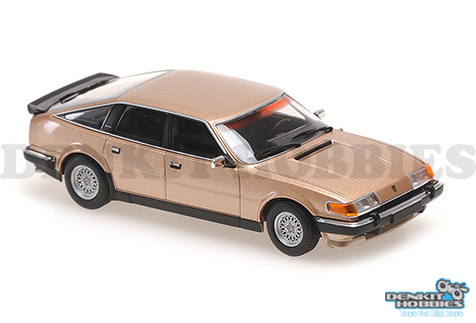 ROVER VITESSE 3.5 V8 1986 GOLD METALLIC 1/43 SCALE MAXICHAMPS