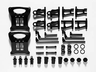 B PARTS TT01 SUSPENSION ARMS 1/10 TAMIYA