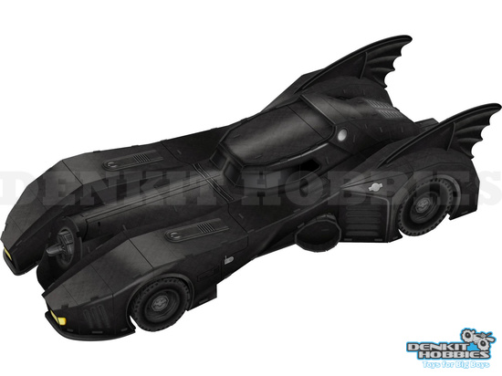 BATMAN 1989 BATMOBILE CAR 4D MODEL KIT