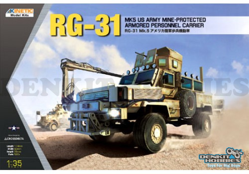 RG-31 MK.5 PLASTIC MODEL KIT 1/35 SCALE KINETIC