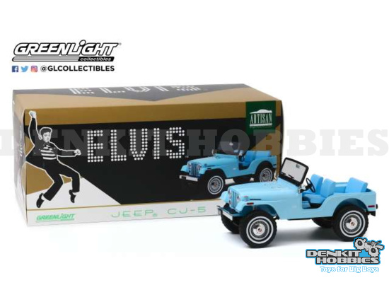 JEEP CJ5 ELVIS PRESLEY 1/18 GREENLIGHT