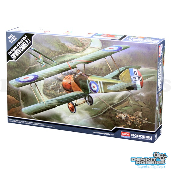 SOPWITH CAMEL F-1 PLASTIC MODEL KIT 1/32 SCALE ACADEMY