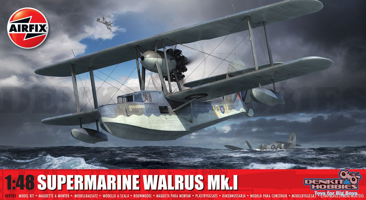 SUPERMARINE WALRUS MK.I PLASTIC MODEL KIT 1/48 SCALE AIRFIX