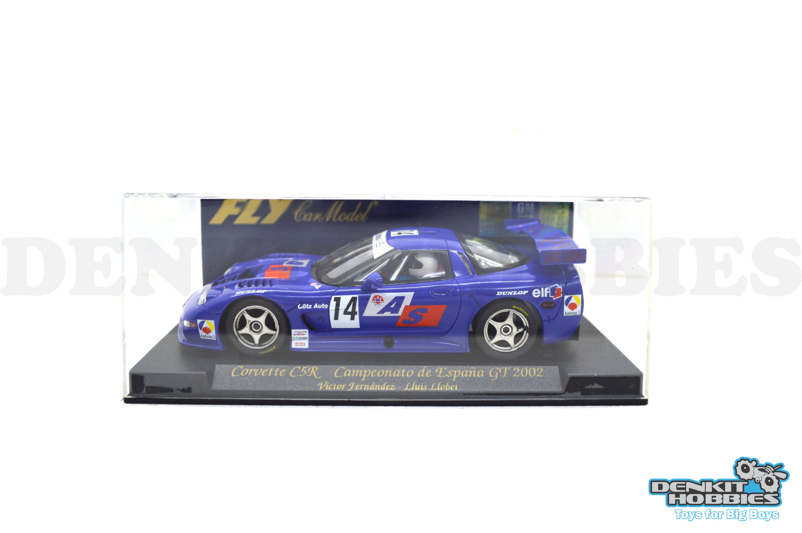 CHEVROLET CORVETTE C5R CAMPEONATO DE ESPANA GT 2002 SLOT CAR 1/32 SCALE FLY