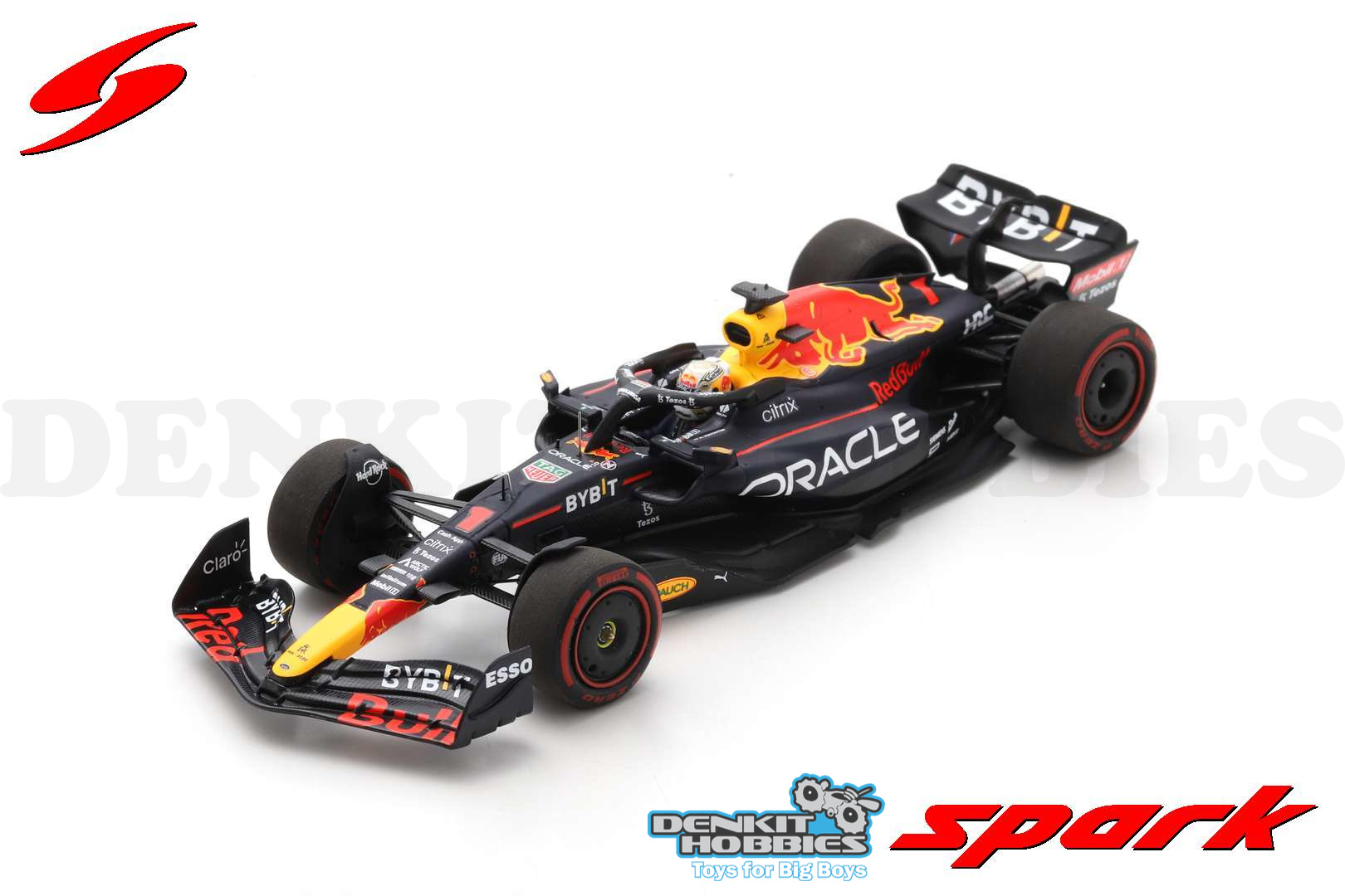 ORACLE RED BULL RACING RB18 NO.1 WINNER ITALIAN GP 2022 MAX VERSTAPPEN 1/43 SPARK
