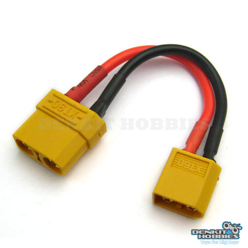 ADAPTOR XT60-C TO XT90-B #14 5CM ACE