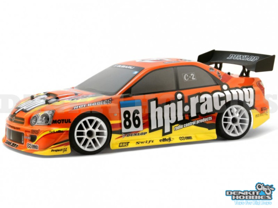 UNPAINTED EU IMPREZA BODY 200MM 1/10 HPI RACING