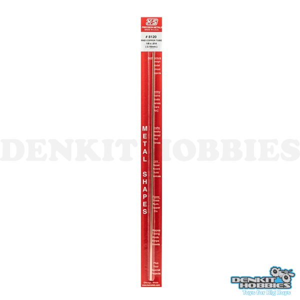 1/8 ROUND COPPER TUBE (1) K&S METALS