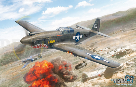 P-51A MUSTANG PLASTIC MODEL KIT 1/72 ITALERI