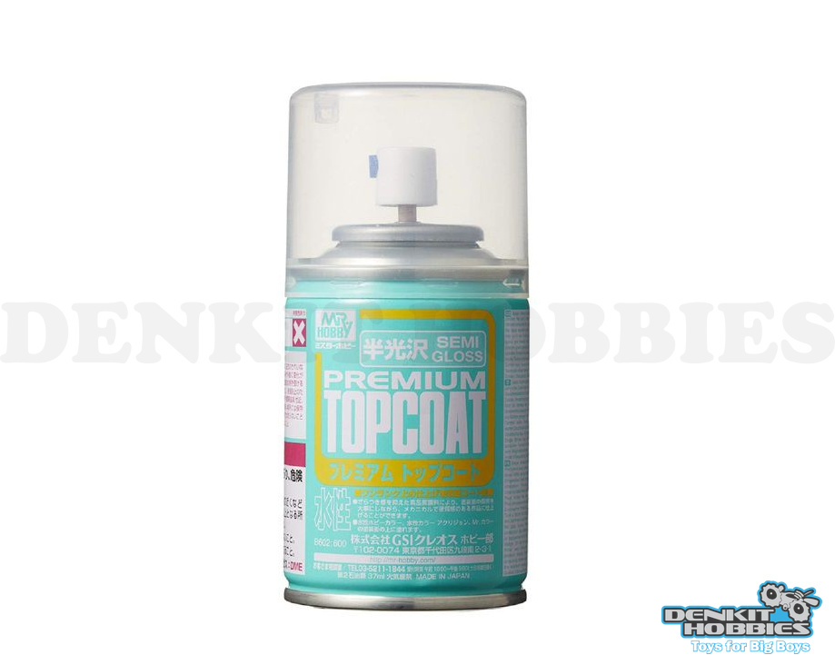 MR PREMIUM TOPCOAT SEMI-GLOSS 88ML MR HOBBY