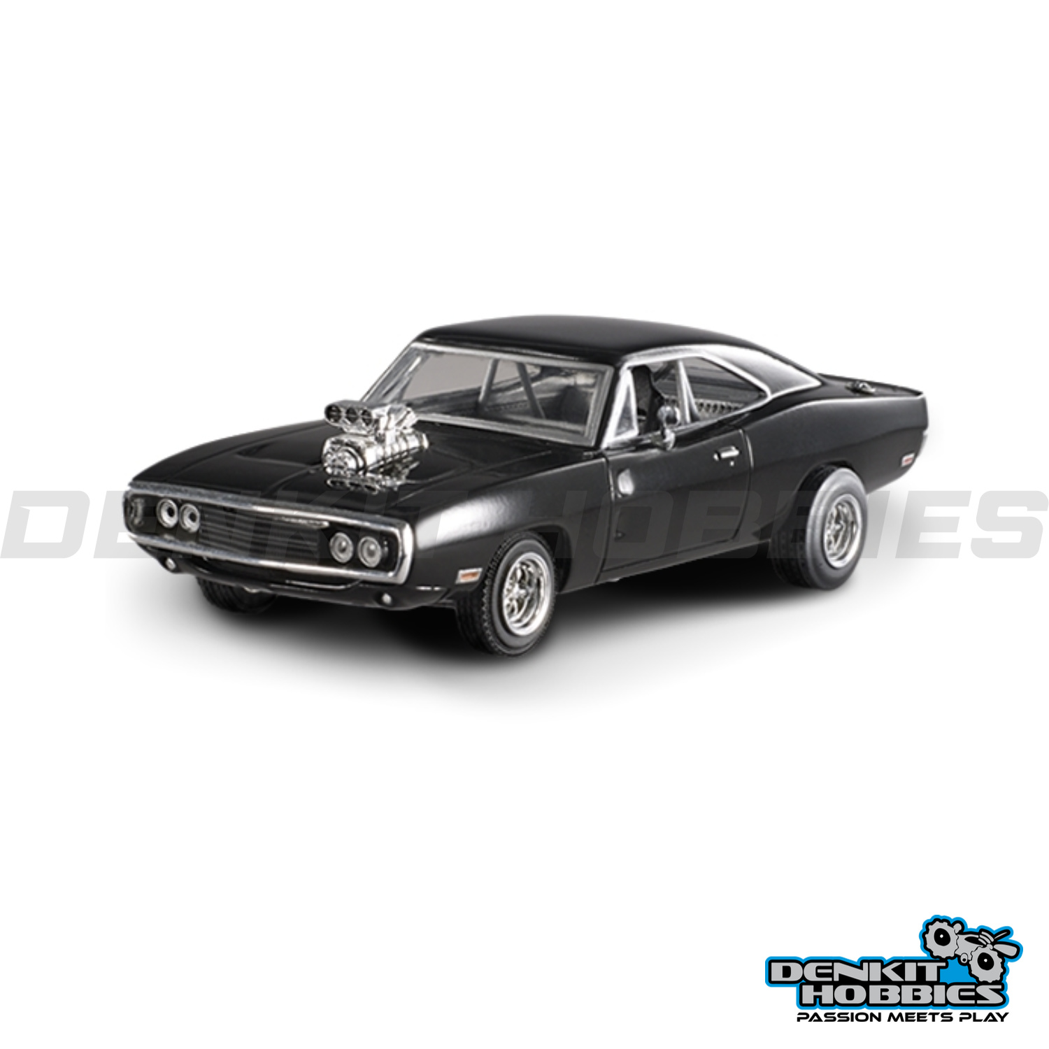 DODGE CHARGER BLACK 1970 FAST AND FURIOUS 1/43 SCALE HOTWHEELS ELITE
