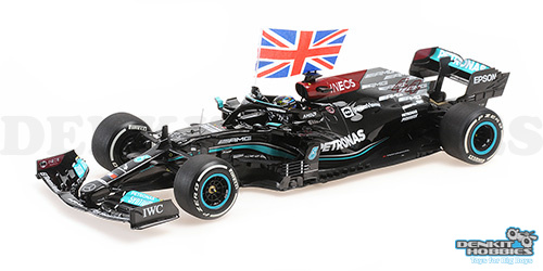 MERCEDES-AMG PETRONAS F1 TEAM W12 E LEWIS HAMILTON WINNER BRITISH GP 2021 1/18 MINICHAMPS