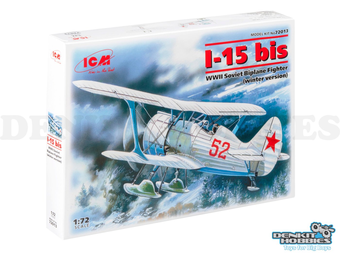 I-15BIS WINTER VERSION PLASTIC MODEL KIT 1/72 SCALE ICM MODELS