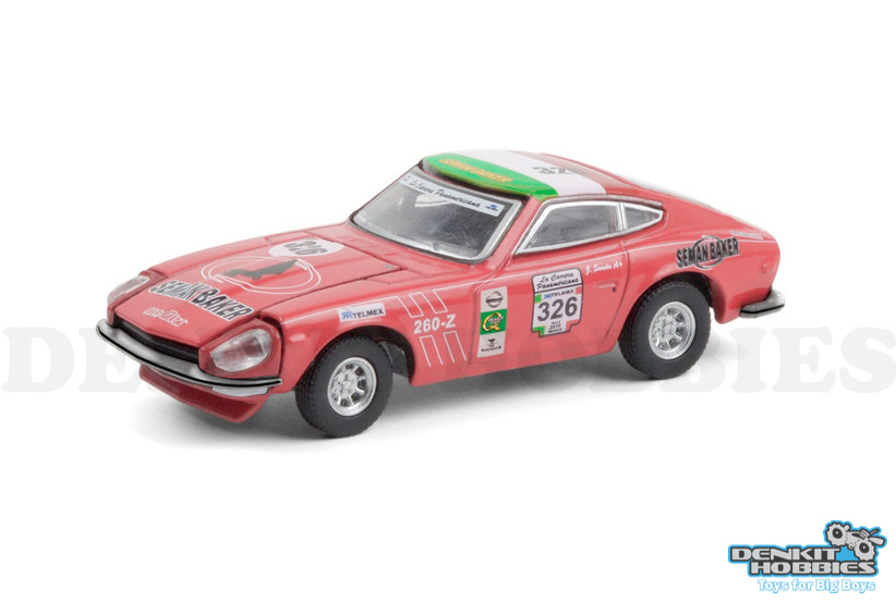 DATSUN 260Z 1974 LA CARRERA PANAMERICANA SERIES 3 1/64 GREENLIGHT