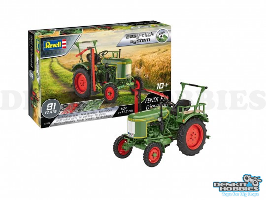FENDT F20 TRACTOR PLASTIC MODEL SNAP KIT 1/24 SCALE REVELL