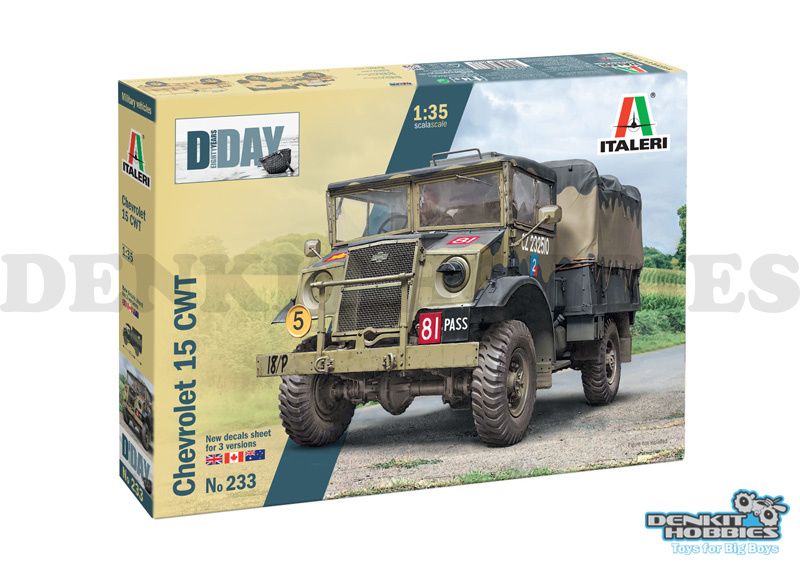 CHEVROLET 15 CWT PLASTIC MODEL KIT 1/35 SCALE ITALERI
