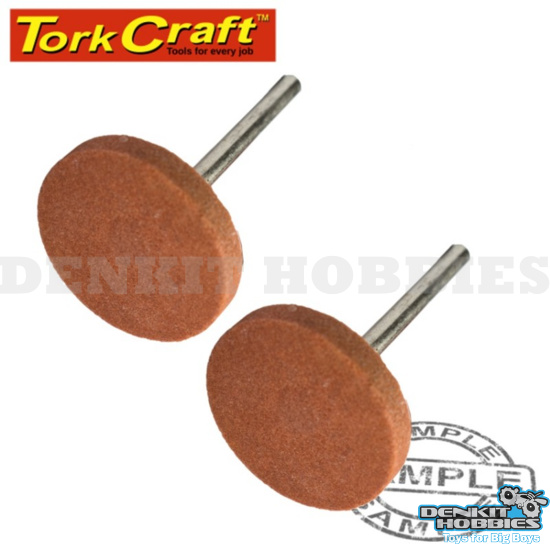MINI GRINDING STONE 25.4MM 3.2MM SHANK TORK CRAFT