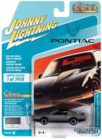 PONTIAC FIREBIRD 1984 1/64 SCALE JOHNNY LIGHTNING