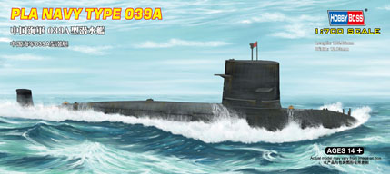PLA NAVY TYPE 039G SUBMARINE PLASTIC MODEL KIT 1/700 HOBBY BOSS