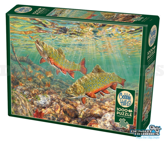 BROOK TROUT 1000 PIECE PUZZLE COBBLE HILL