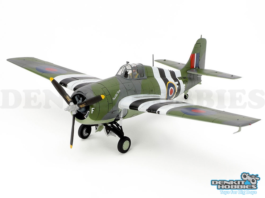 GRUMMAN FM-1 WILDCAT / MARTLET MK.V PLASTIC MODEL KIT 1/48 SCALE TAMIYA