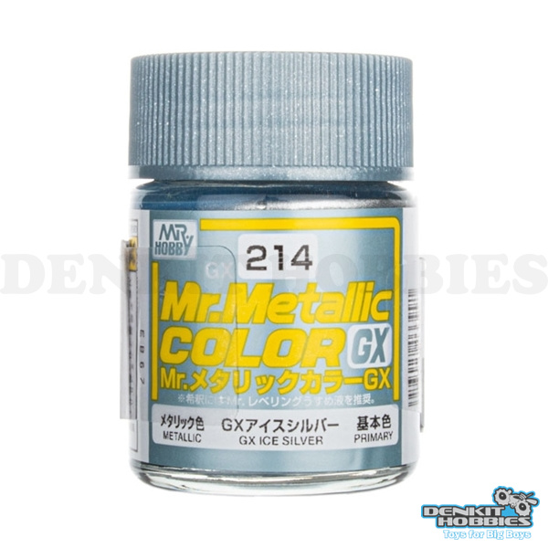 MR METALLIC COLOR GX ICE SILVER GX214 18ML MR HOBBY