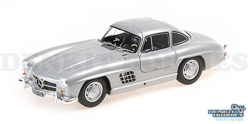 MERCEDES-BENZ 300 SL (W198 I) 1954 SILVER 1/18 MINICHAMPS