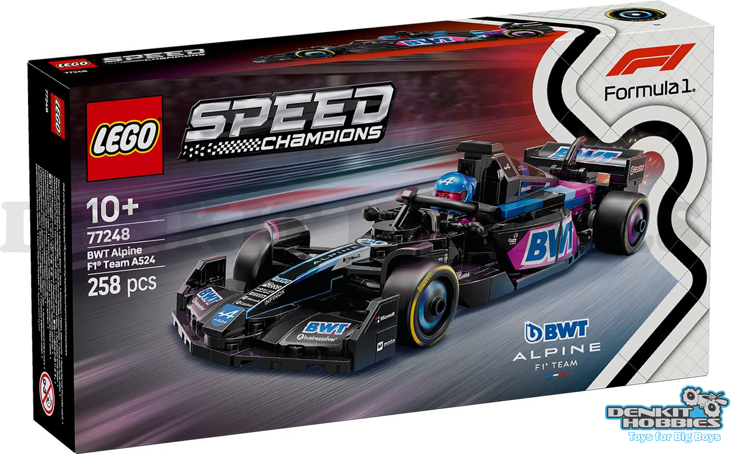 BWT ALPINE TEAM A524 F1 RACE CAR - SPEED CHAMPIONS - LEGO