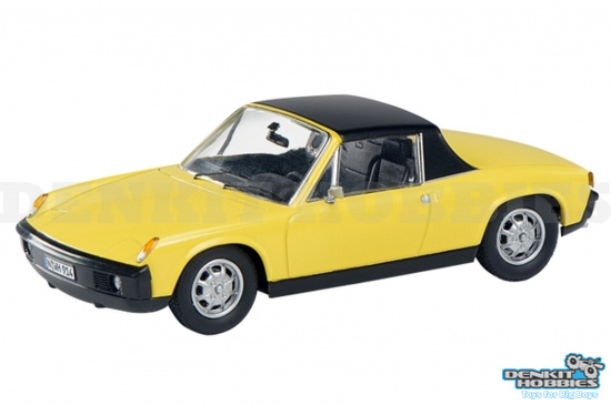 PORSCHE 914 YELLOW 1/43 SCHUCO