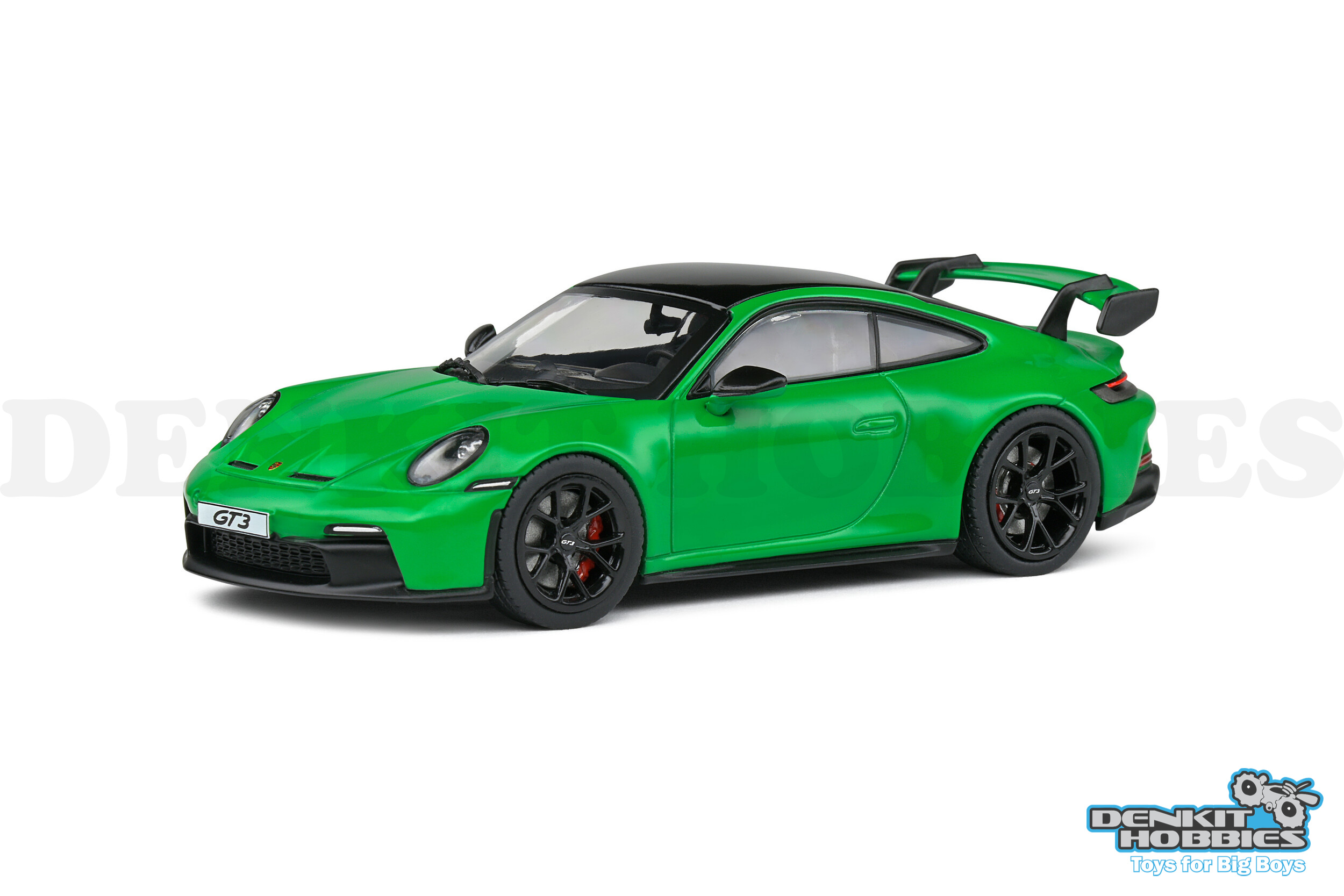 PORSCHE 992 GT3 PYTHON GREEN 1/43 SCALE SOLIDO