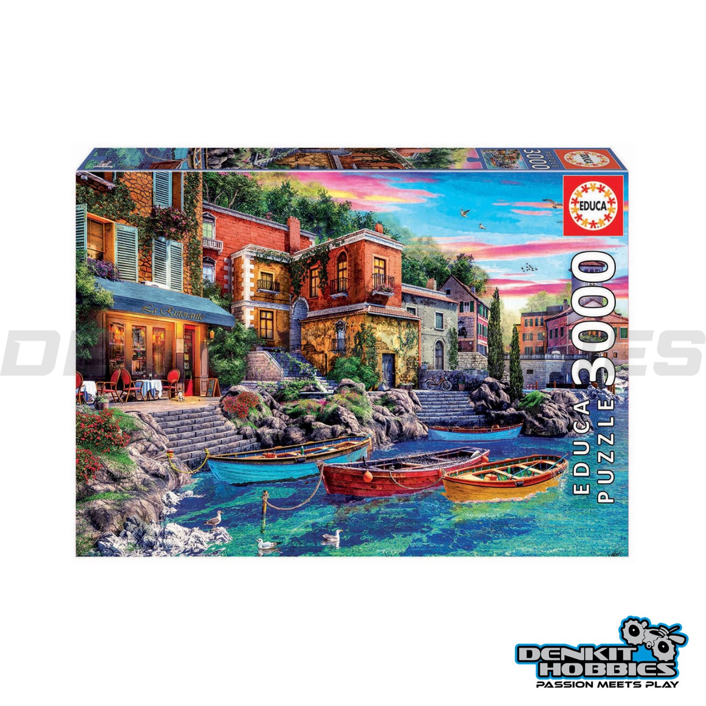 SUNSET IN COMO 3000 PIECE PUZZLE EDUCA