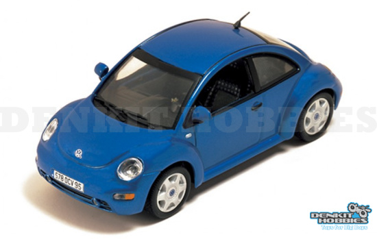 VW BEETLE NEW 2002 MET. BLUE 1/43 IXO