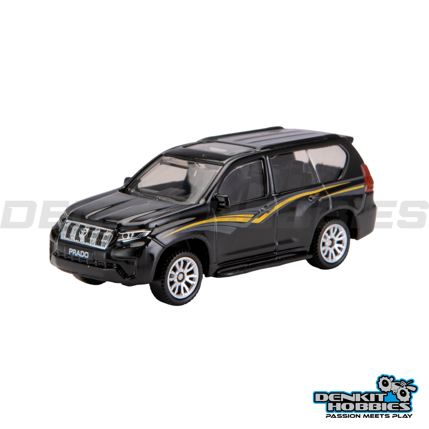 TOYOTA LAND CRUISER PRADO BLACK 1/64 SCALE MSZ
