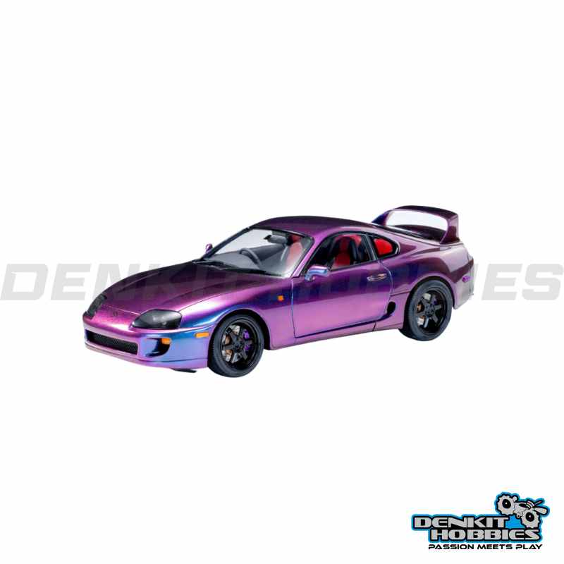 TOYOTA SUPRA A80 PURPLE 1/18 SCALE SUN STAR