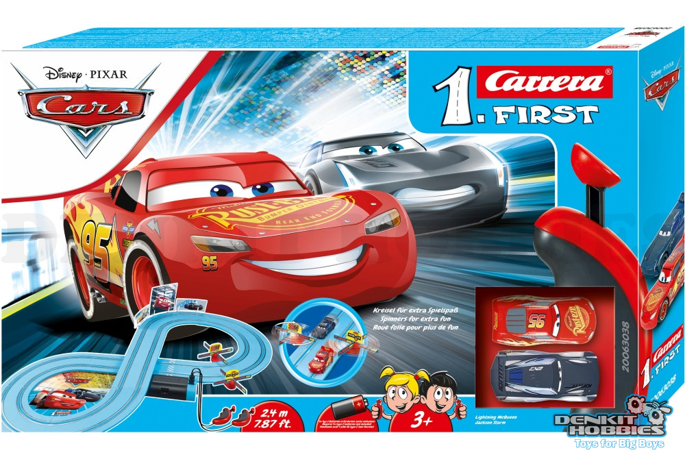 POWER DUELL SET 2.4M BATTERY POWERED - CARRERA FIRST DISNEY/PIXAR CARS