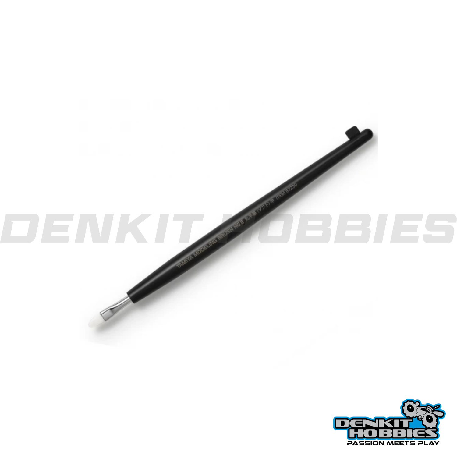 MODELING BRUSH HGII ROUNDED FLAT BRUSH SOFT MEDIUM TAMIYA