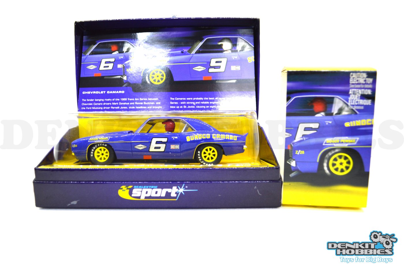 CHEVROLET CAMARO #6 SLOT CAR 1/32 SCALE SCALEXTRIC