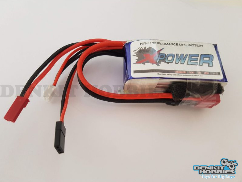 6.6V 1300MAH 20C LIFE BATTERY X-POWER