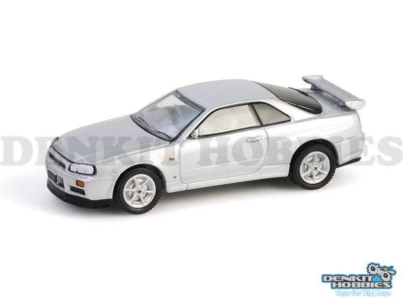 NISSAN SKYLINE V-SPEC R34 1999 1/64 SCALE GREENLIGHT
