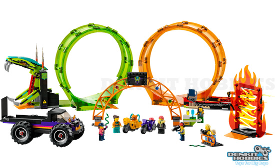 DOUBLE LOOP STUNT ARENA - CITY - LEGO