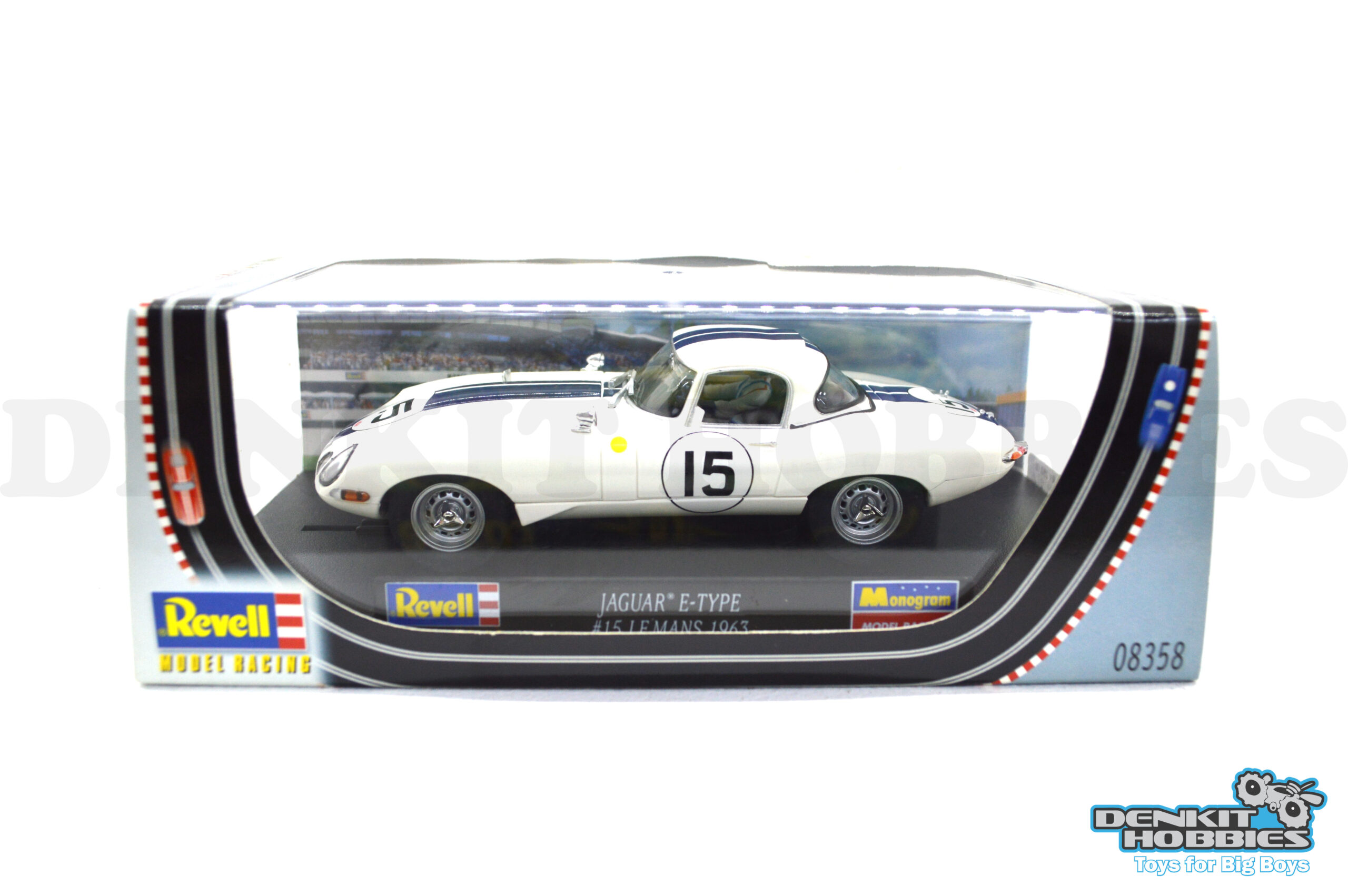 JAGUAR E-TYPE #15 LE MANS 1963 SLOT CAR 1/32 SCALE REVELL