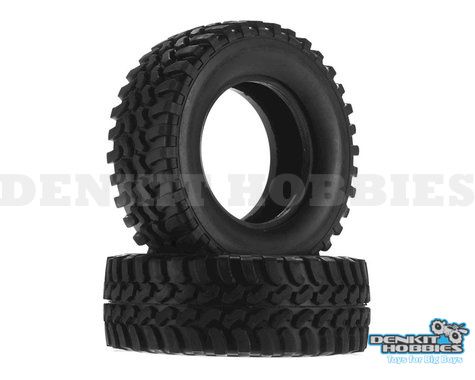 MUD BLOCK TIRES CC01 (2) 1/10 TAMIYA