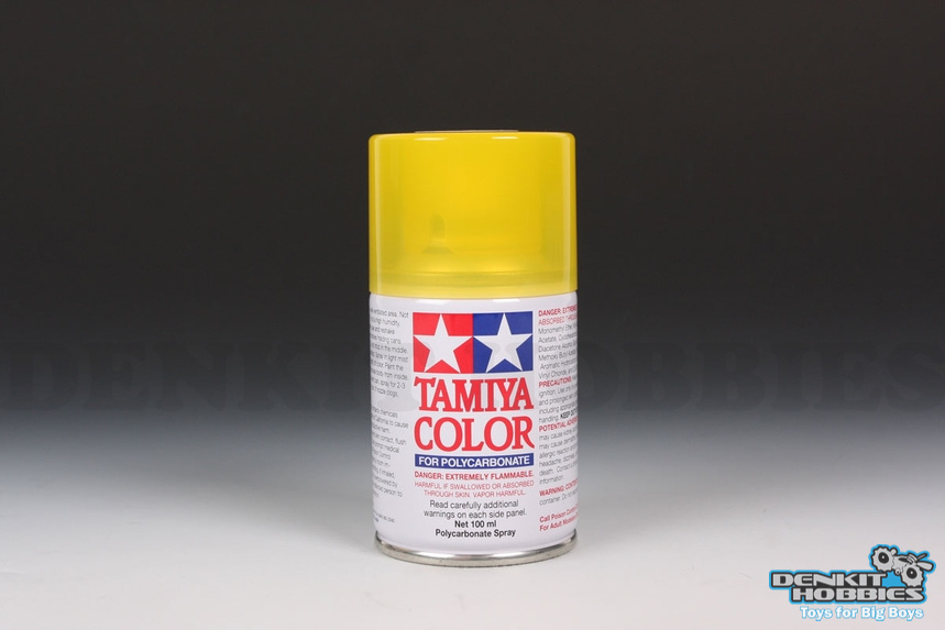 PS-42 TRANSLUCENT YELLOW POLYCARBONATE SPRAY PAINT 100ML TAMIYA