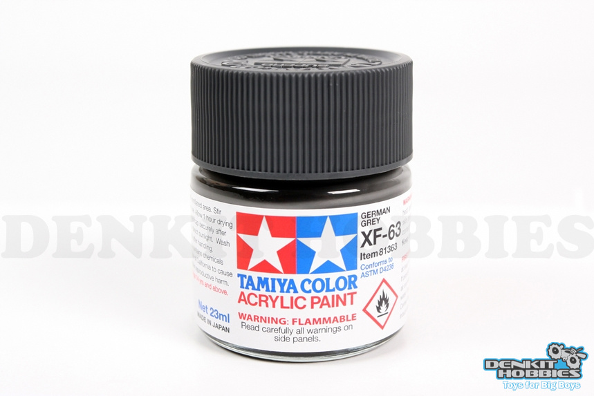XF-63 GERMAN GRAY ACRYLIC PAINT 23ML TAMIYA