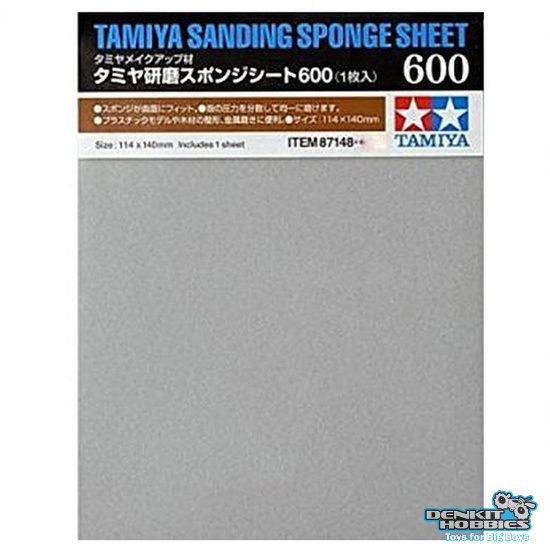SANDING SPONGE SHEET 600 TAMIYA