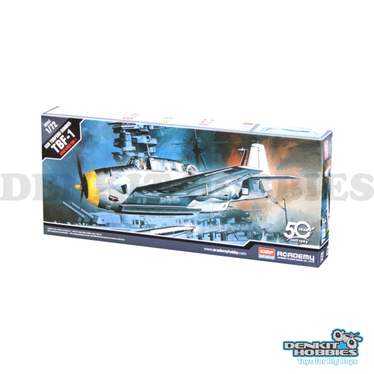 TBF-1 AVENGER PLASTIC MODEL KIT 1/72 SCALE ACADEMY